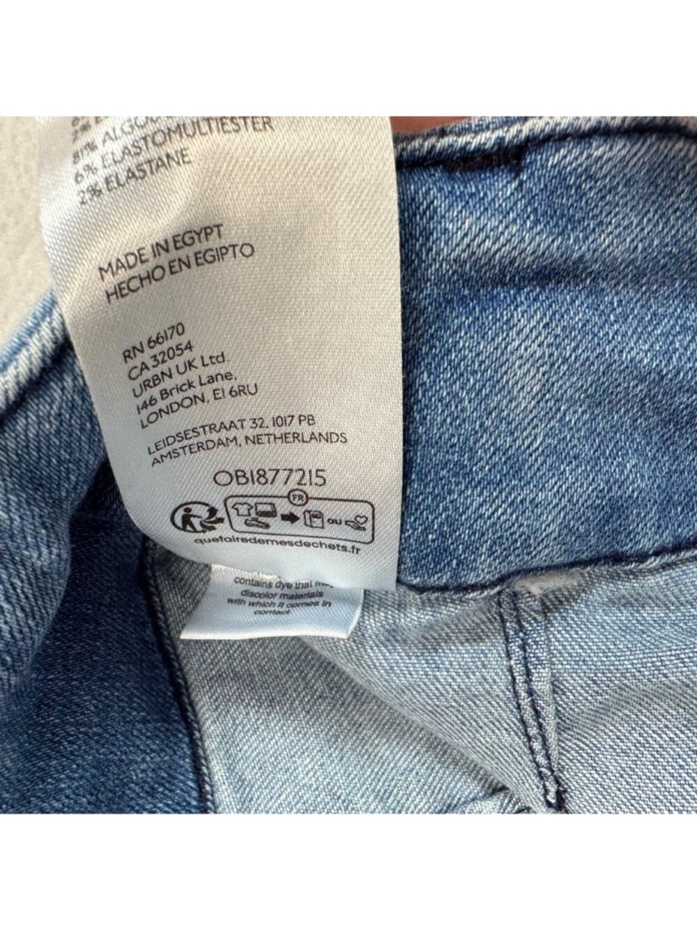 Maeve Anthropologie The Colette High Rise Wide Leg Denim Jeans Sz 30x29 Stretch - Picture 6 of 13